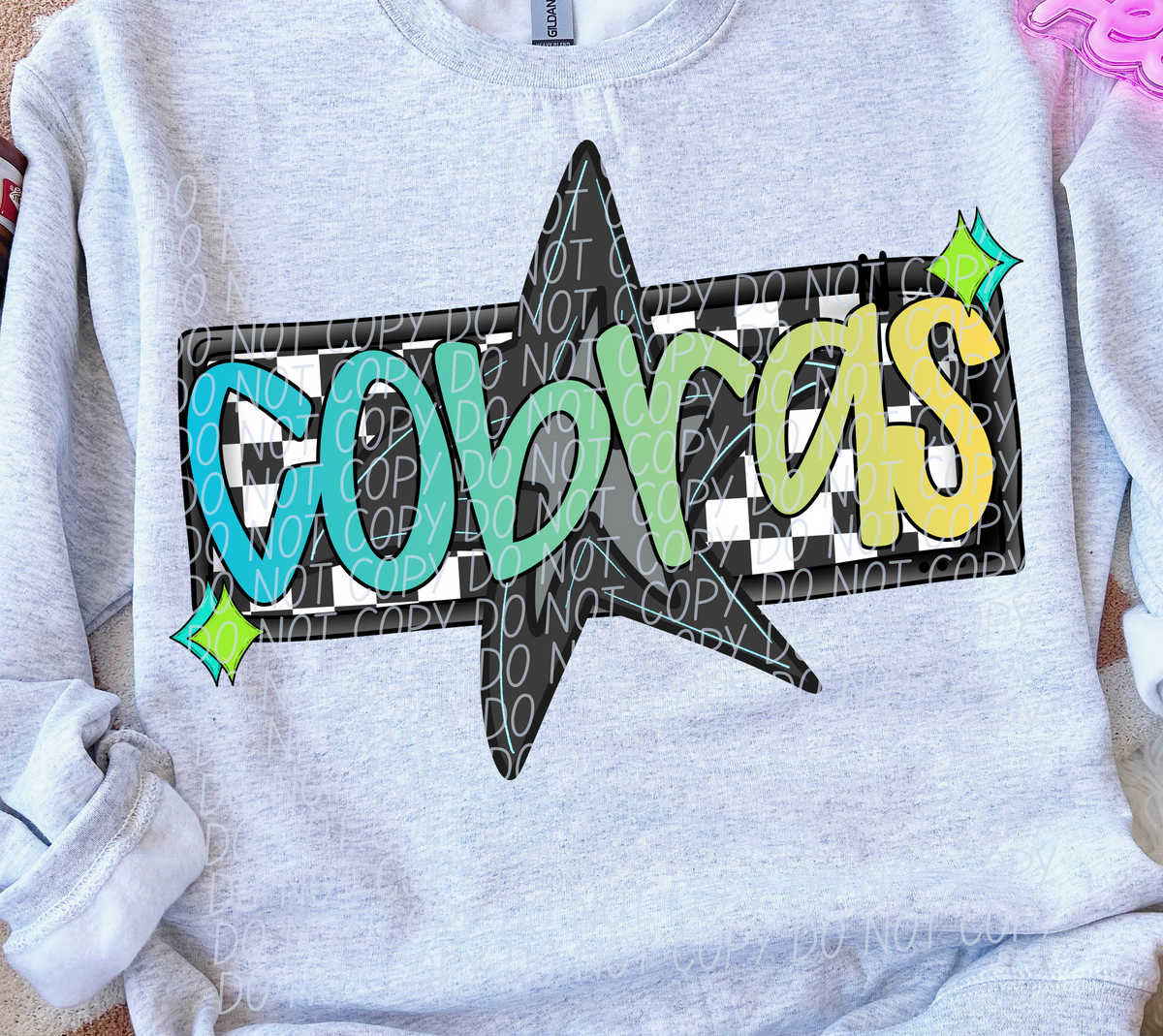 Cobras Skater Boy Mascot (City) DTF transfer