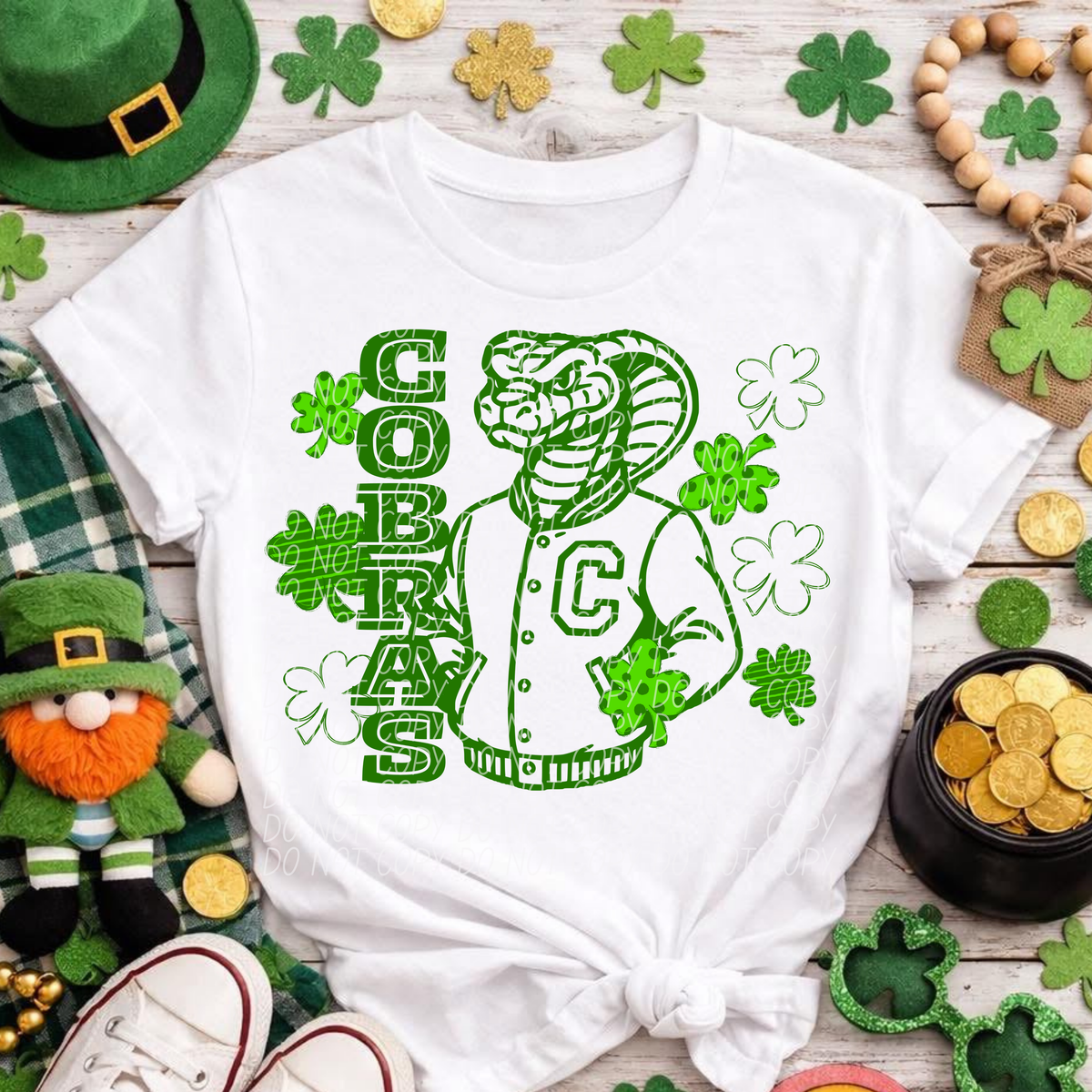 Letterman Clover Cobras (City) DTF transfer