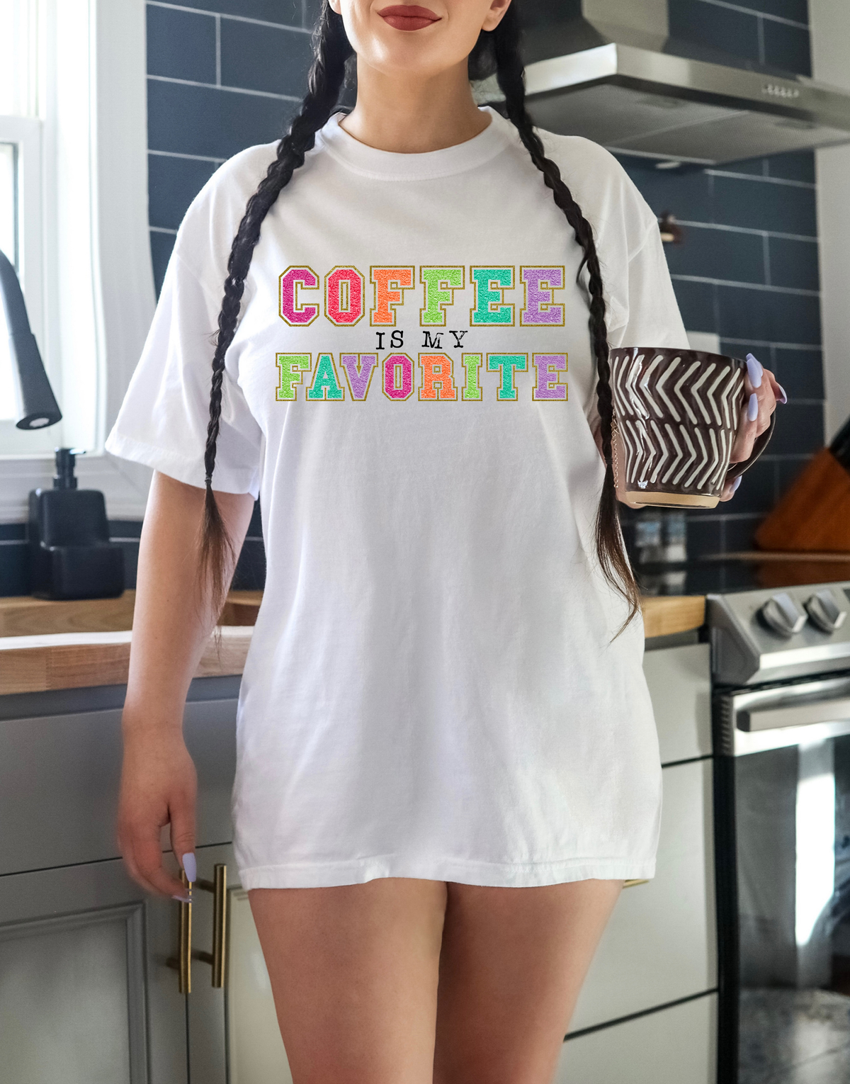 Coffee Is My Favorite Colorful Font 116164 DTF Transfer