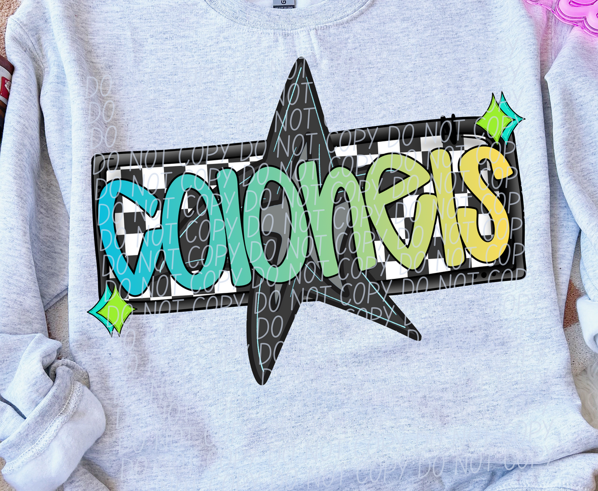 Colonels Skater Boy Mascot (City) DTF transfer