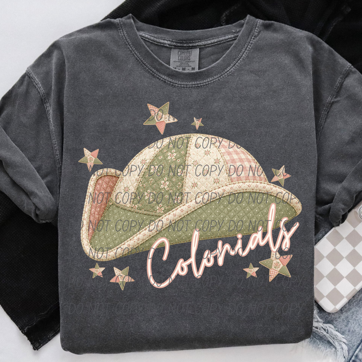 Colonials meemaw mascot (City) DTF Transfer