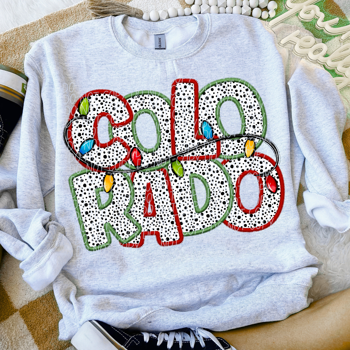 Colorado Christmas Lights (City) DTF Transfer