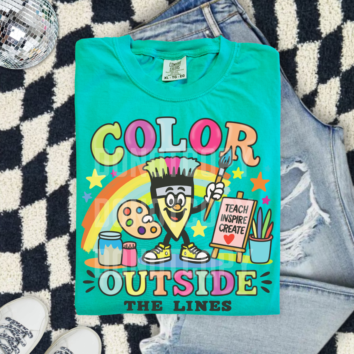 Color outside the lines (CSG) DTF Transfer