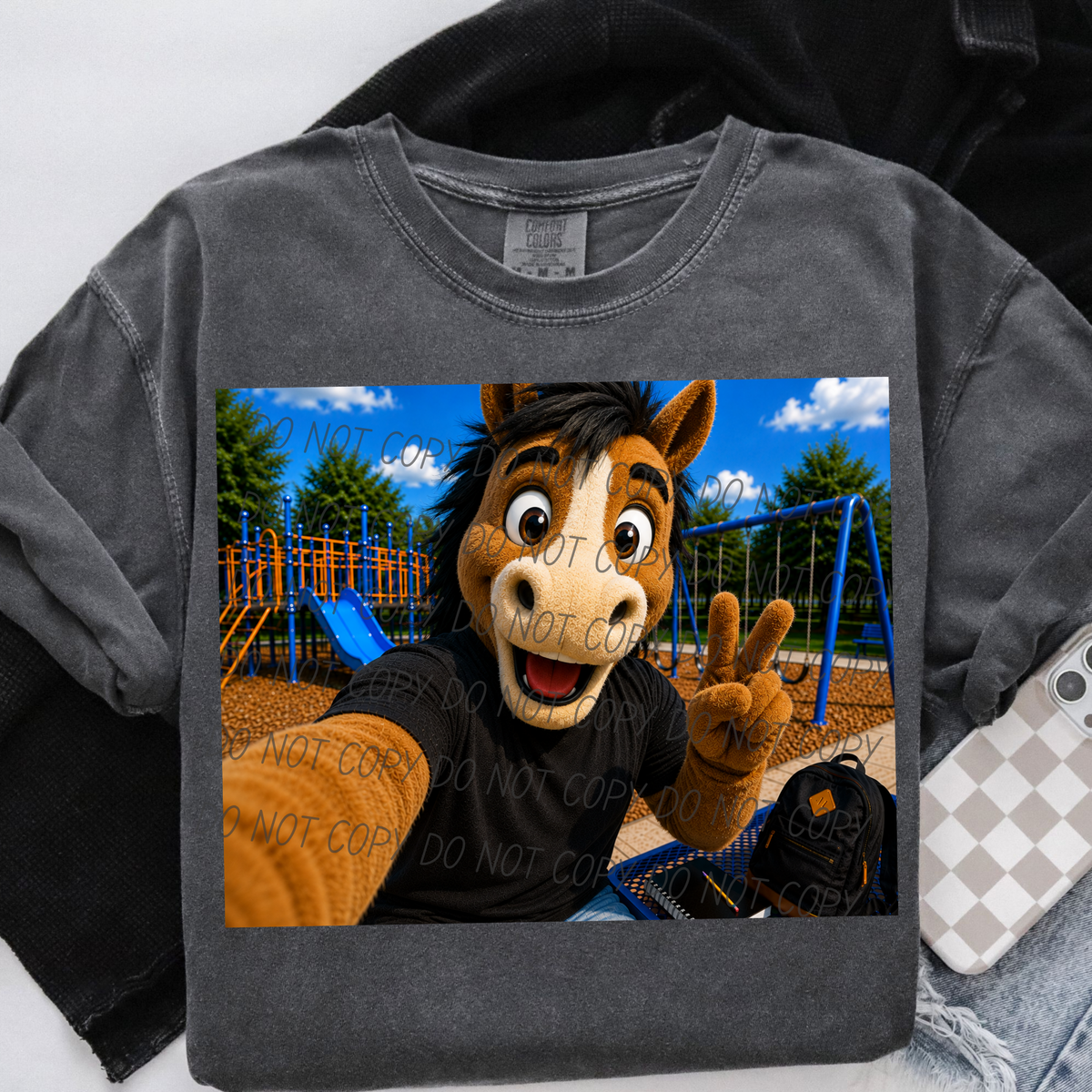 Colt Mustangs Mascot (City) DTF transfer