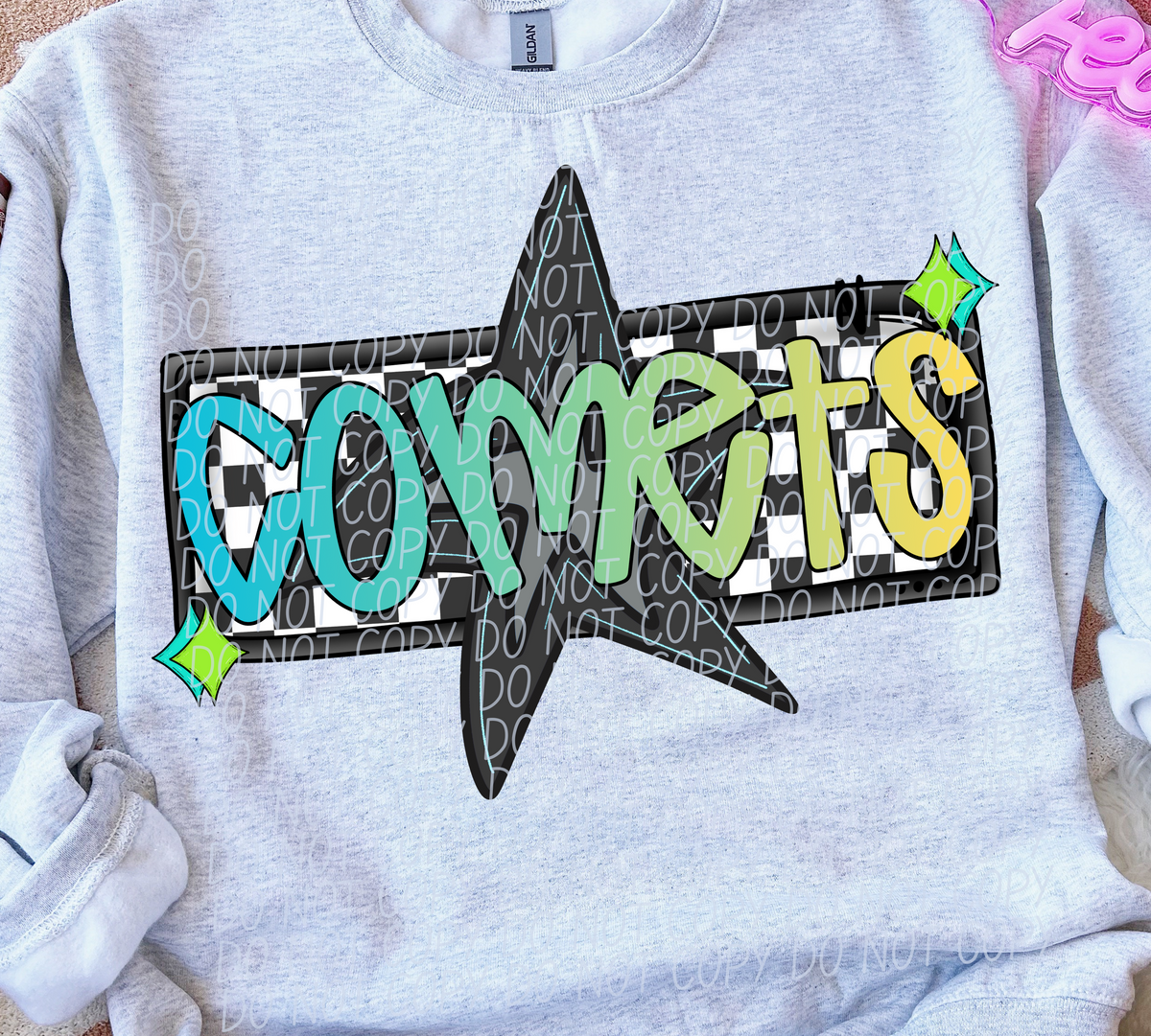 Comets Skater Boy Mascot (City) DTF transfer