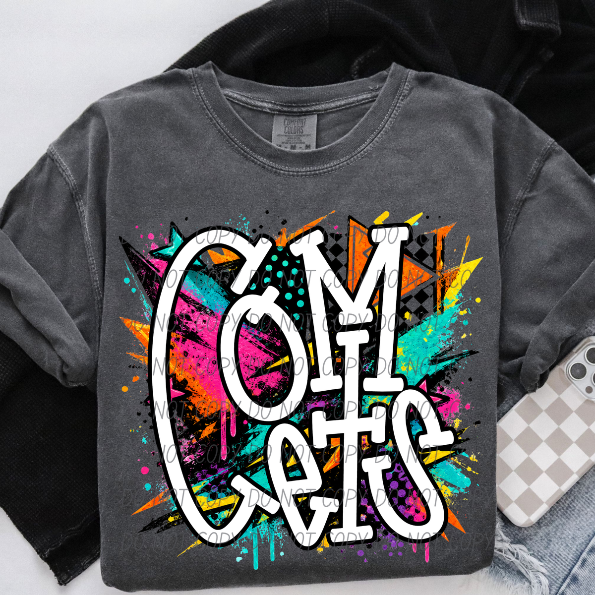 Comets totally tubular (City) DTF Transfer