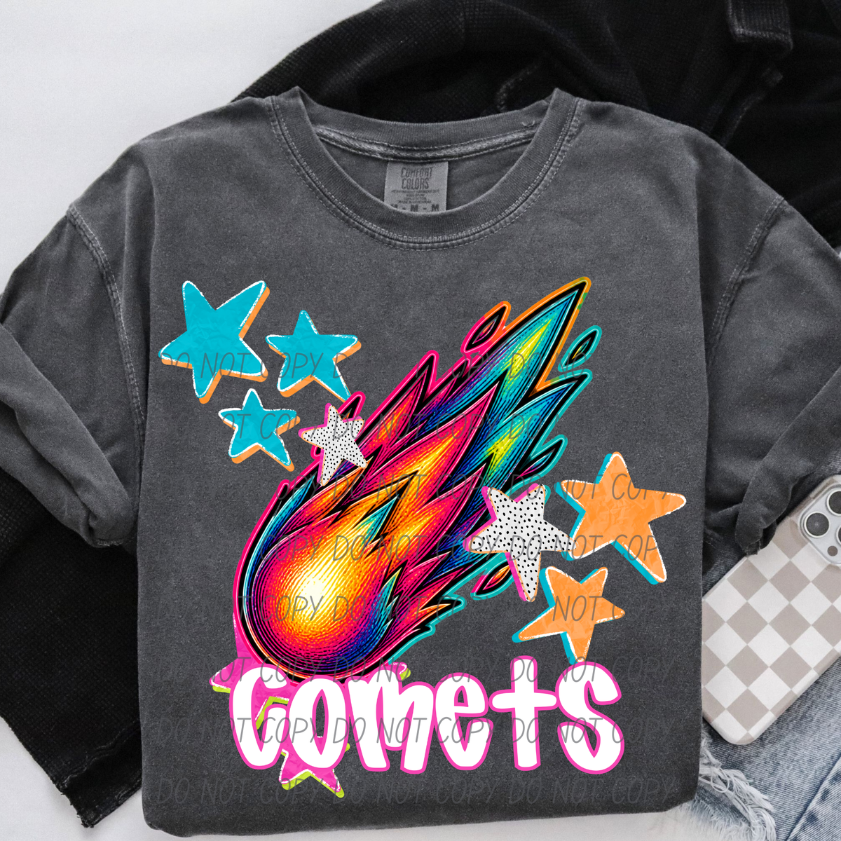 Comets pop art (City) DTF Transfer
