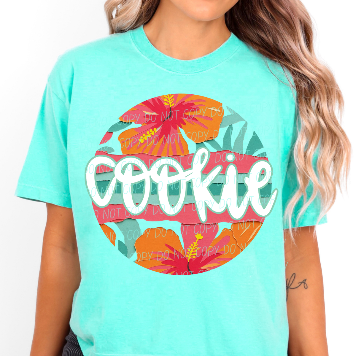 cookie tropical circle (city) DTF Transfer