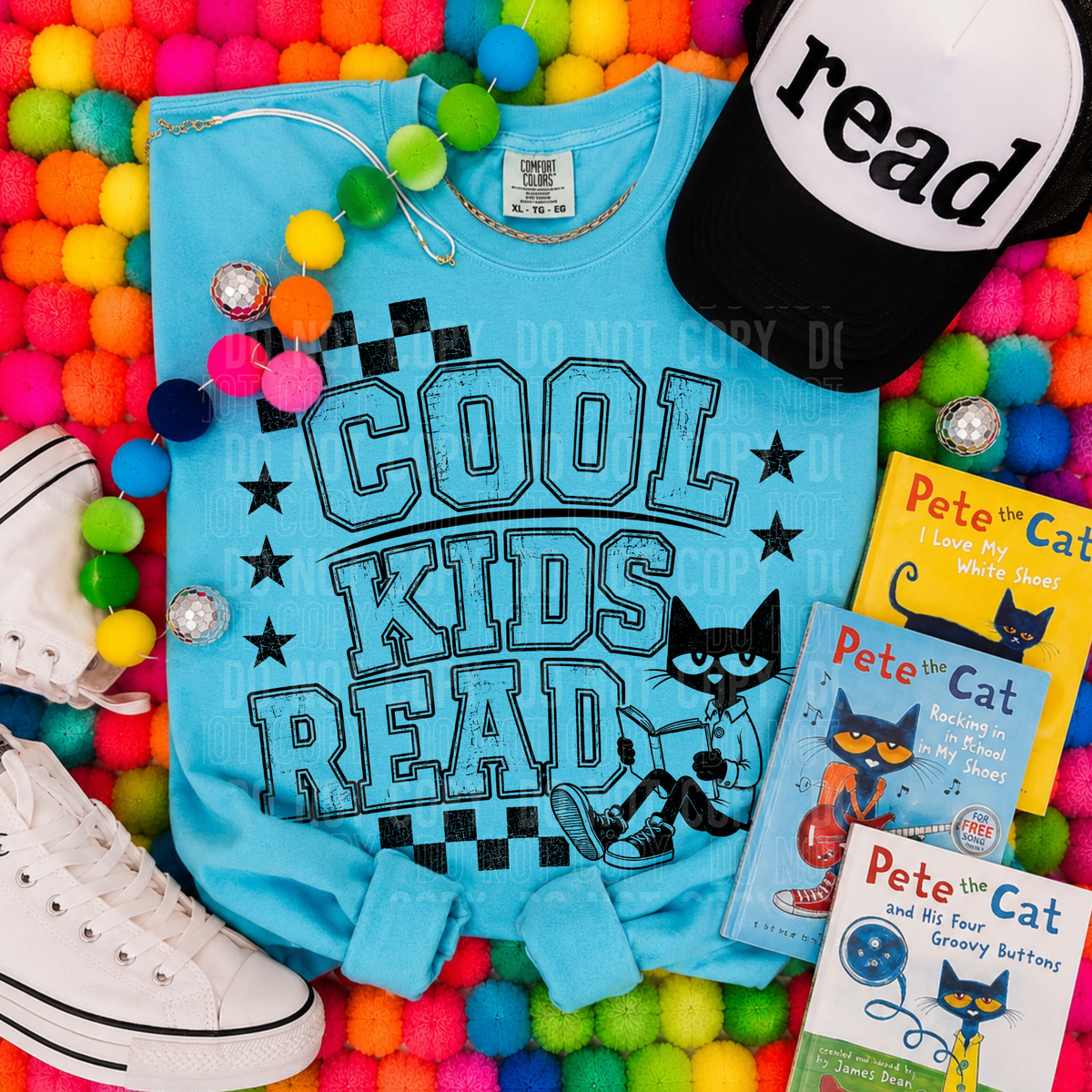 Cool kids read pete (SBB) DTF Transfer