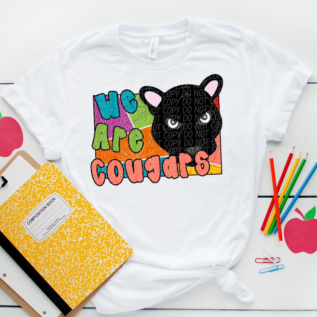 We are cougars retro (City) 109667 DTF transfer