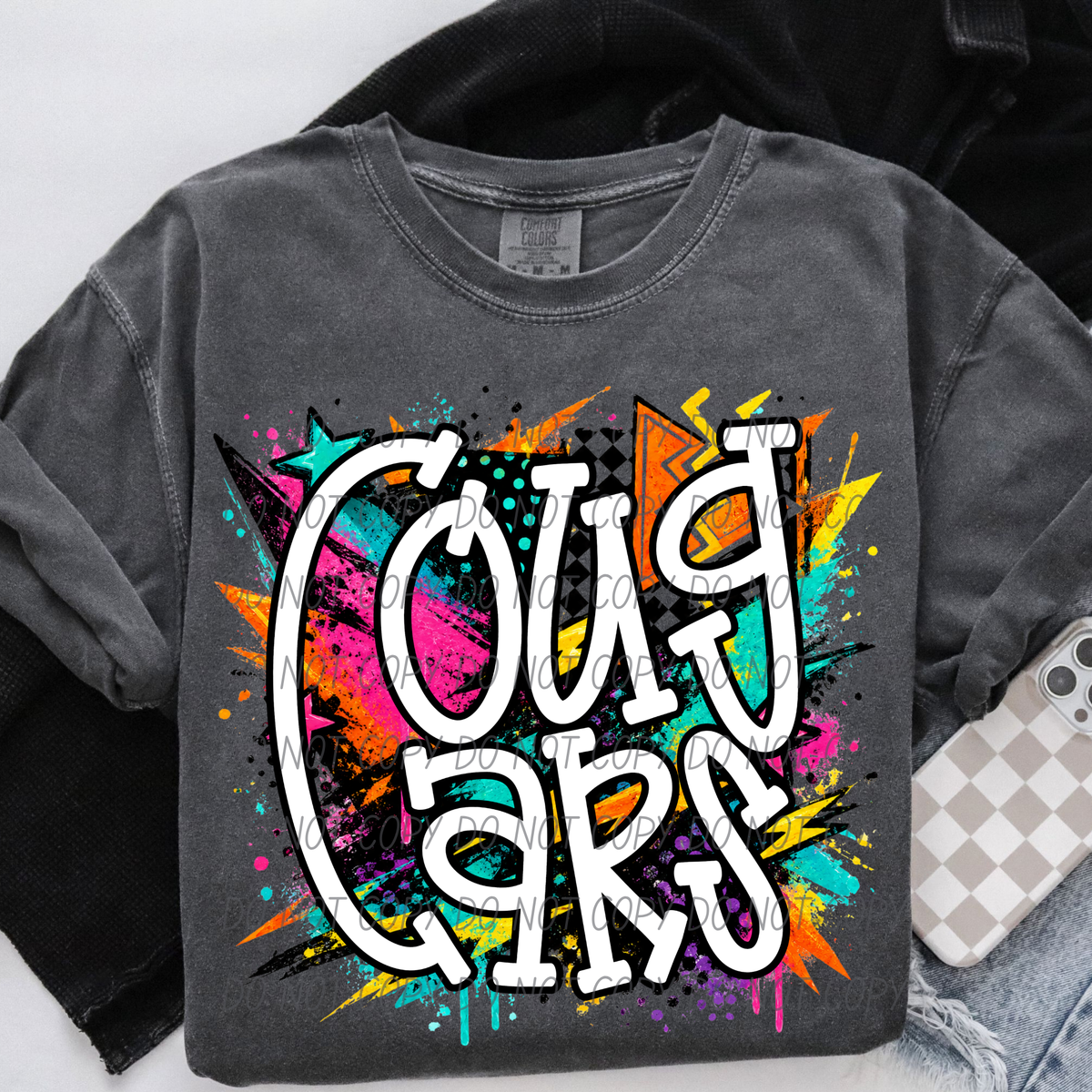 Cougars totally tubular (City) DTF Transfer