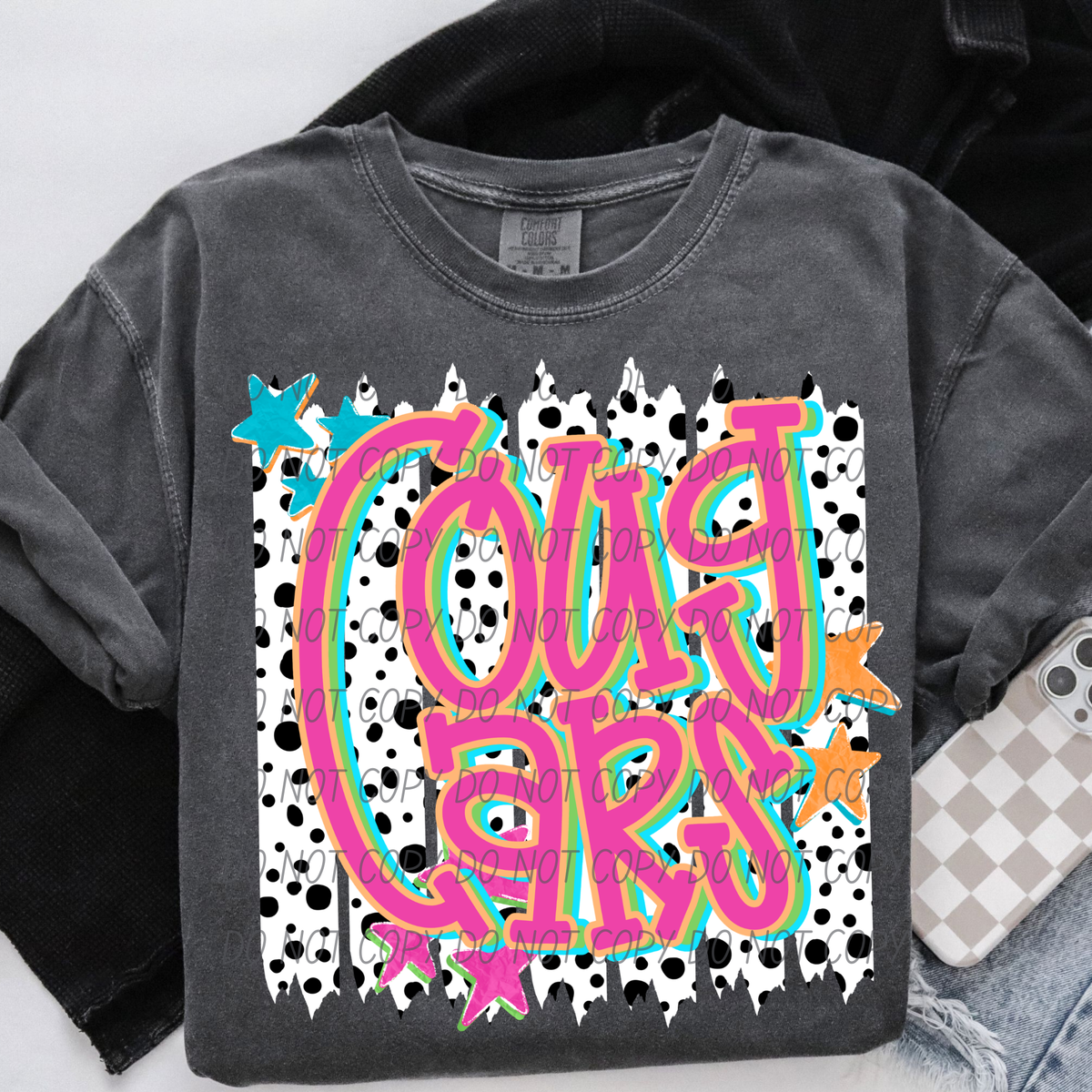 cougars lotty dotty (City) DTF transfer