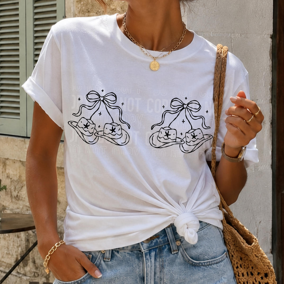 Cowboy hats bows (SBB) DTF Transfer