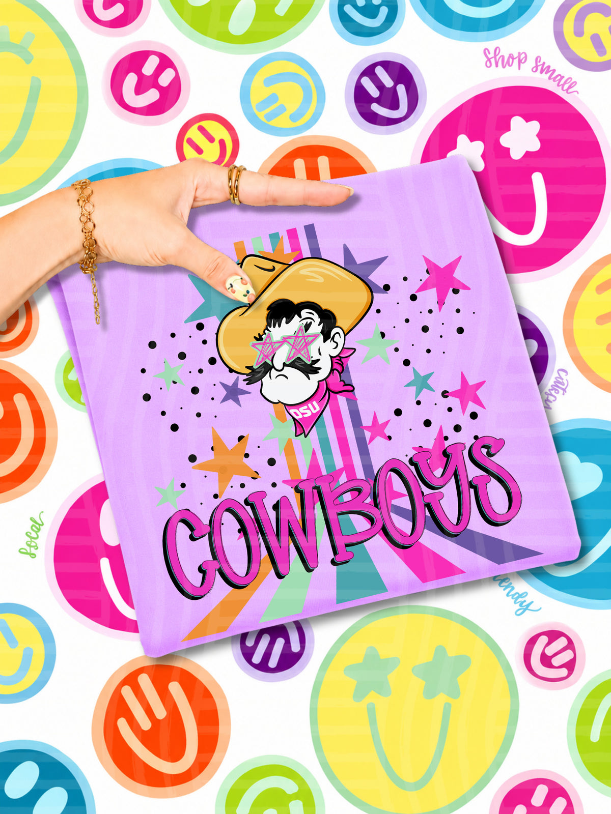 cowboys starry eyes rainbow (caplinger) DTF Transfer