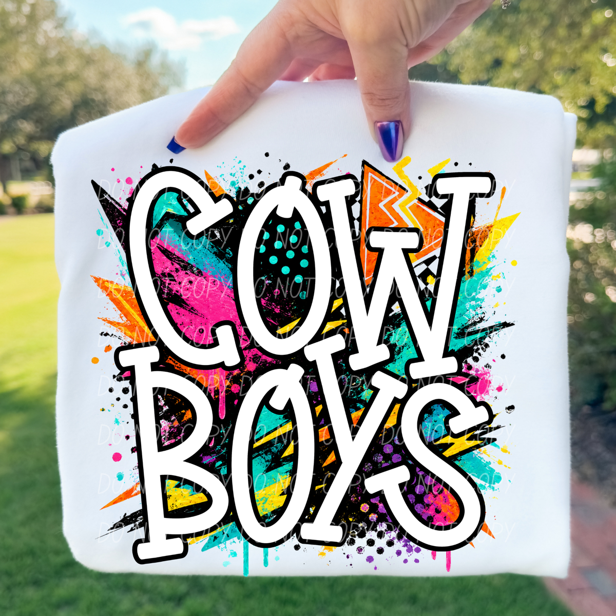 Cowboys totally tubular (City) DTF Transfer