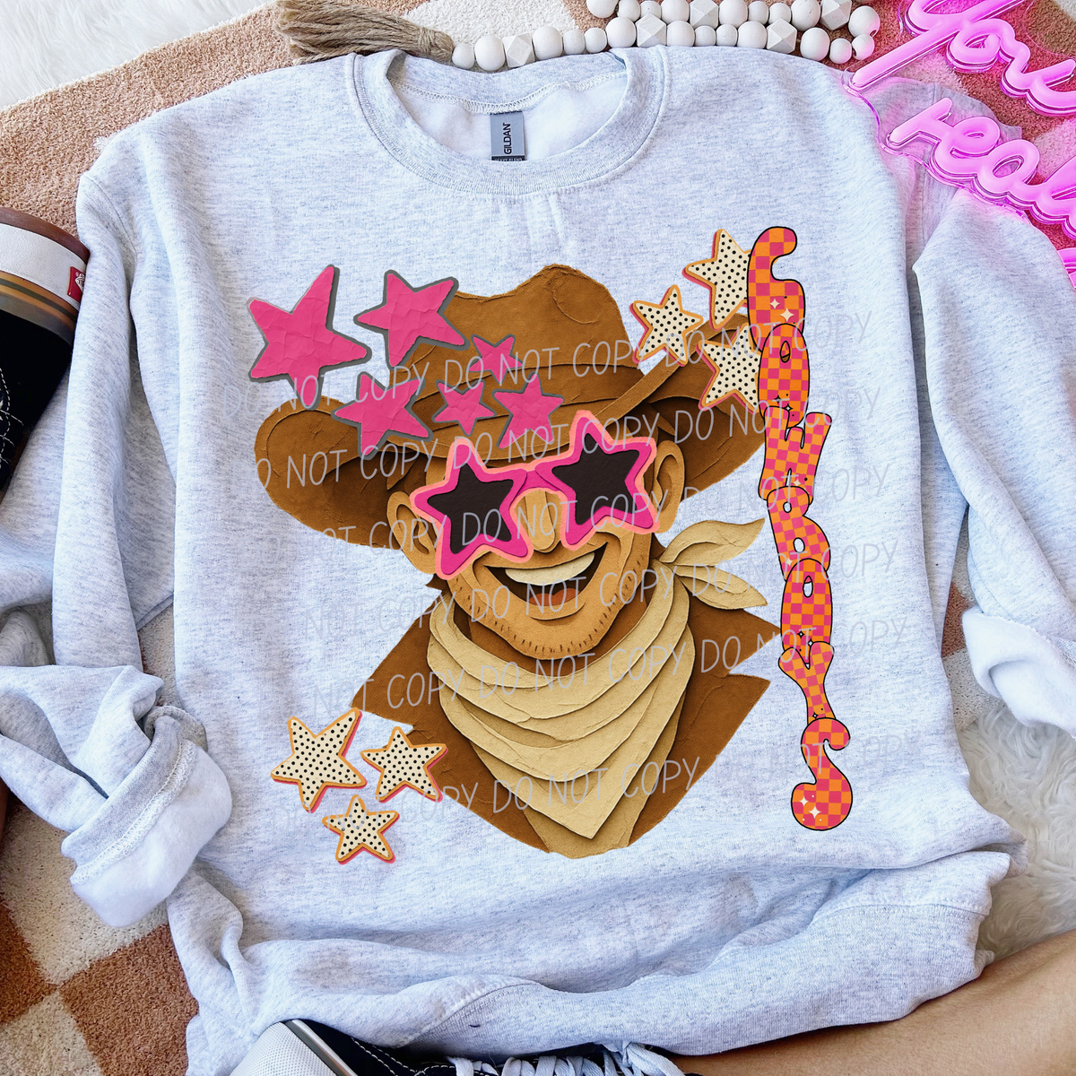 cowboys  collage mascot (city) DTF Transfer