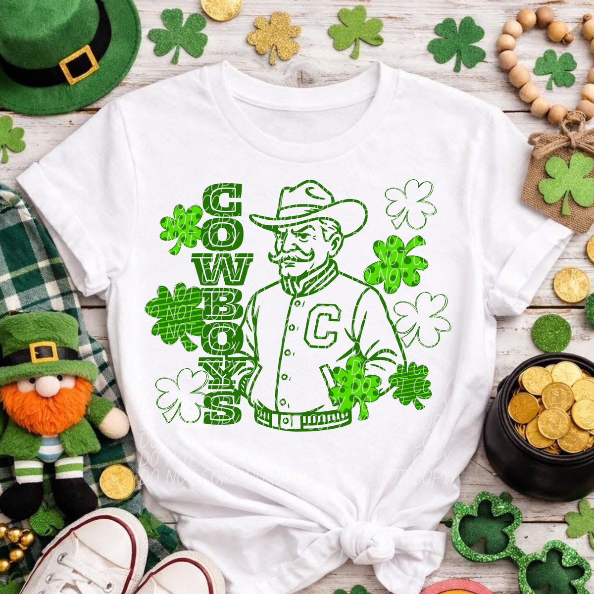 Letterman Clover Cowboys (City) DTF transfer