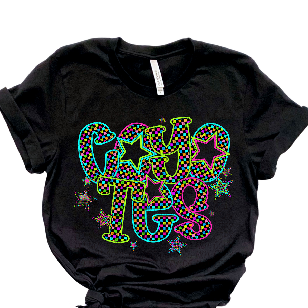 Coyotes Neon Stars (City) 102361 DTF transfer