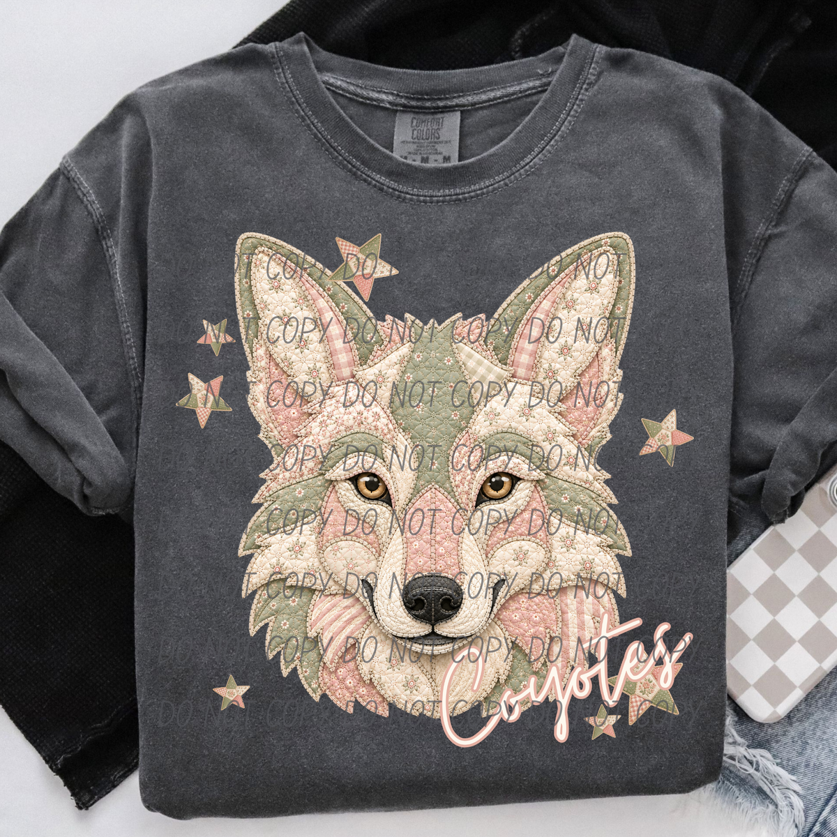 Coyotes meemaw mascot (City) DTF Transfer