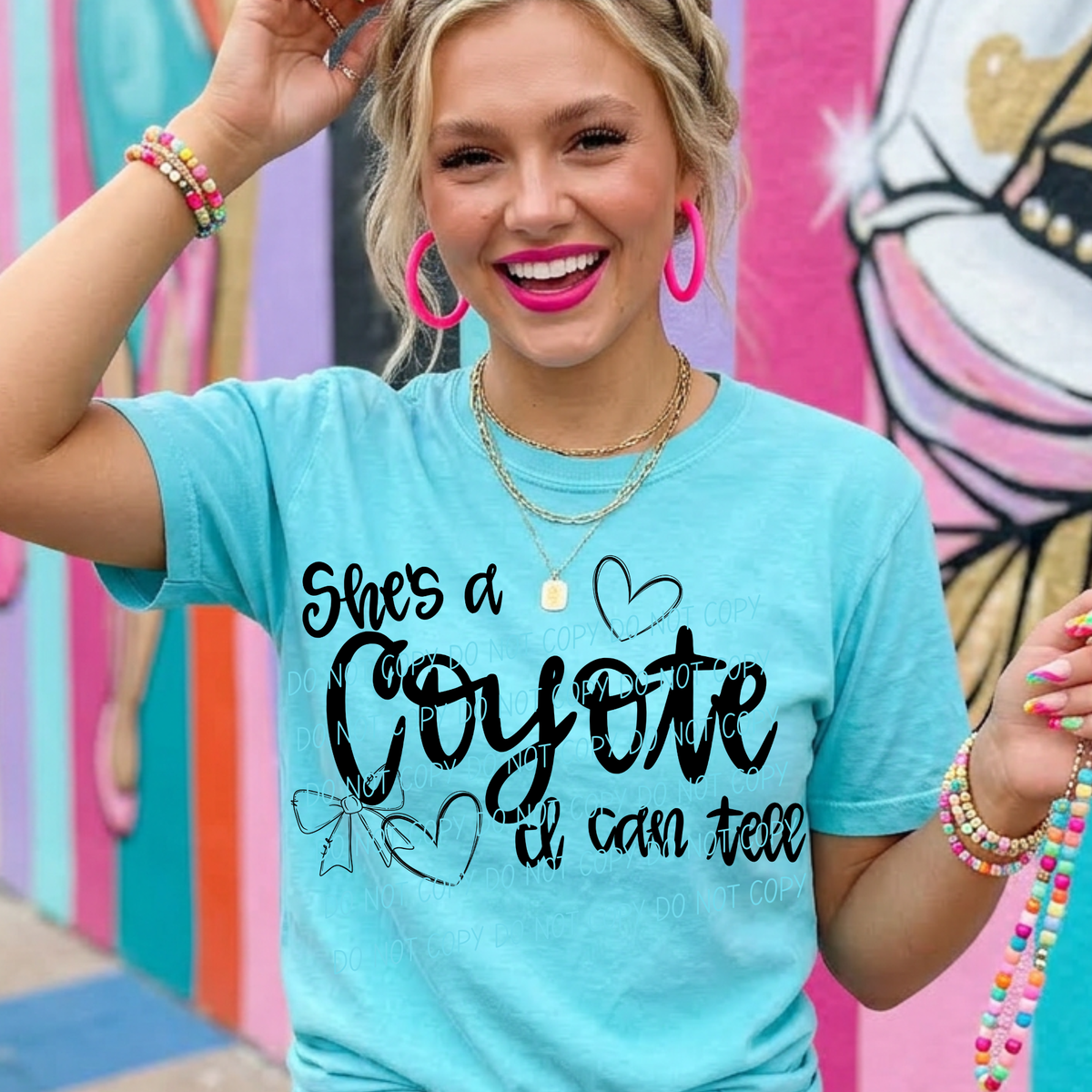 She's a Coyote - I can tell (CITY) DTF Transfer
