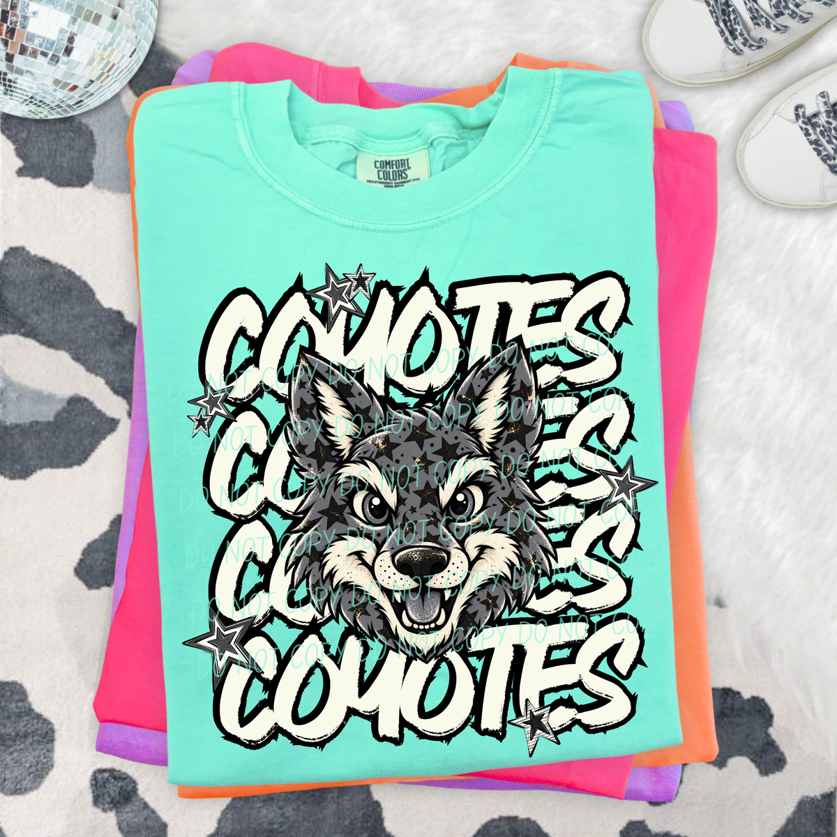 coyotes varsity after dark (city) DTF Transfer
