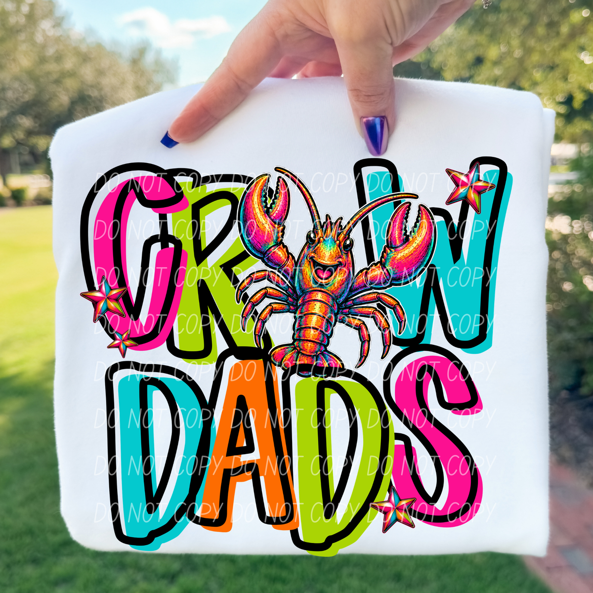 Crawdads Friday night neon (City) DTF Transfer