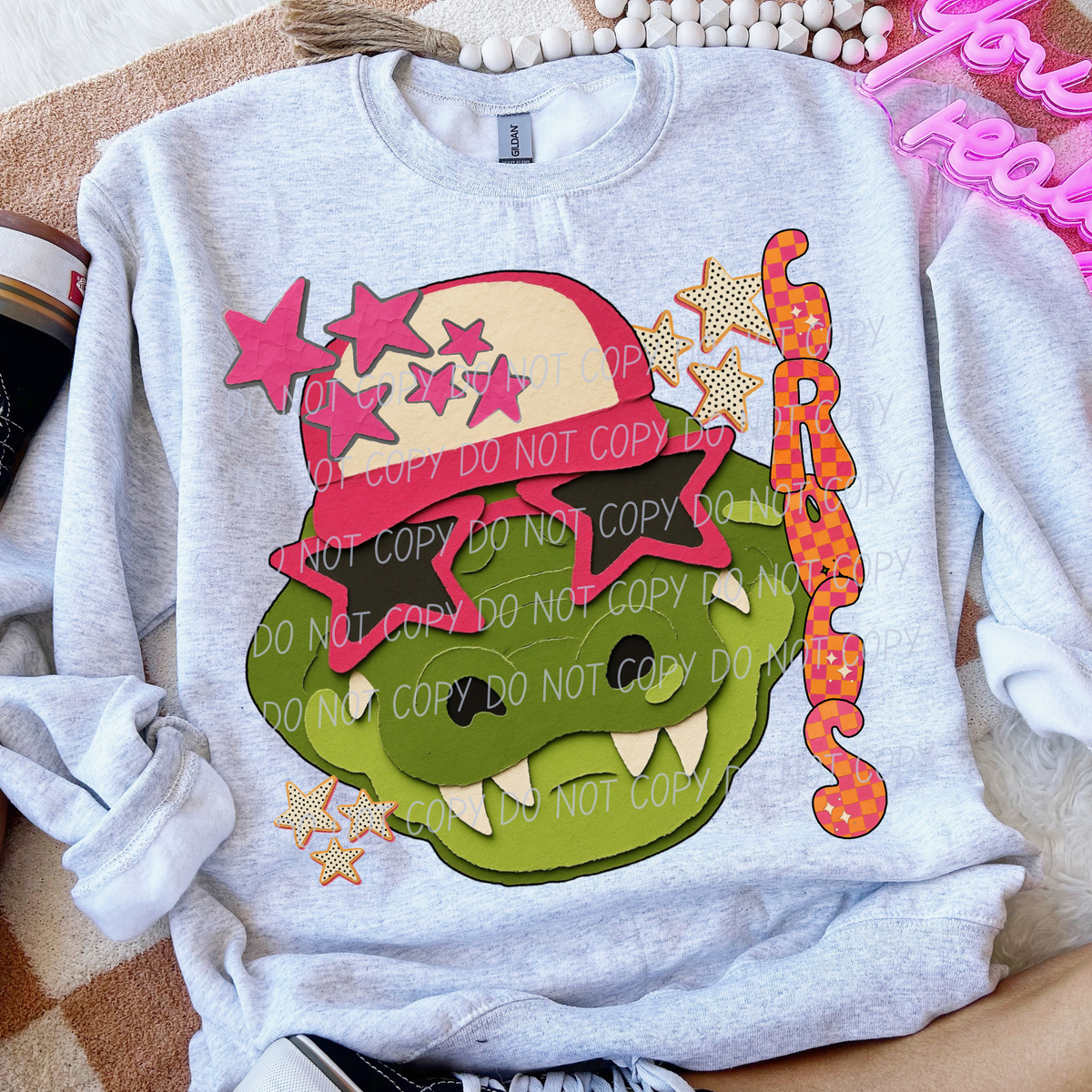 crocs collage mascot (city) DTF Transfer