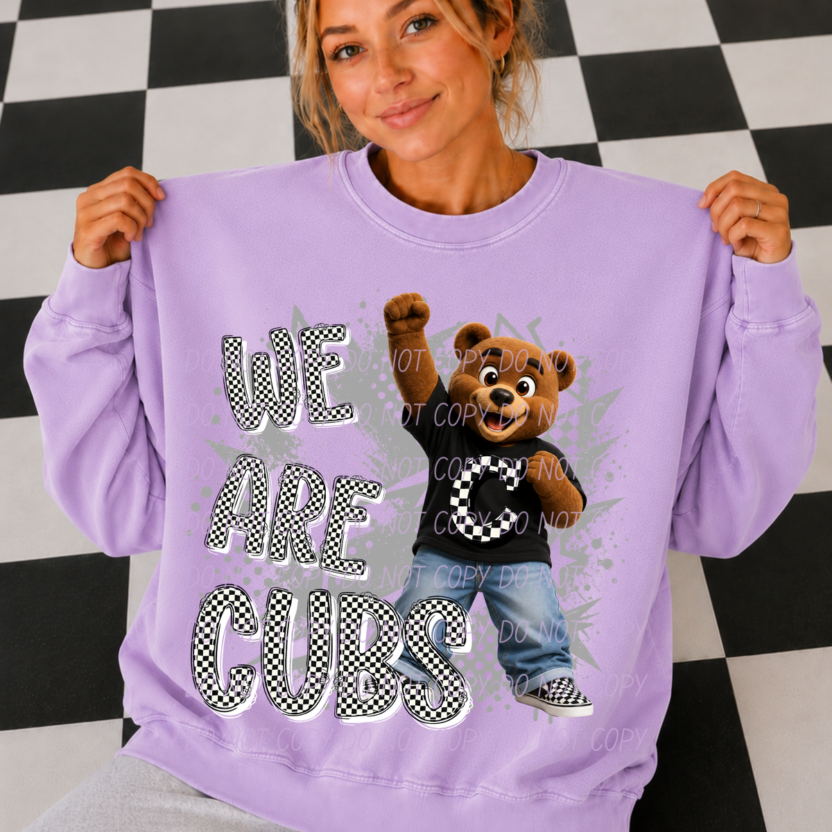 cubs campus crew (city) DTF transfer