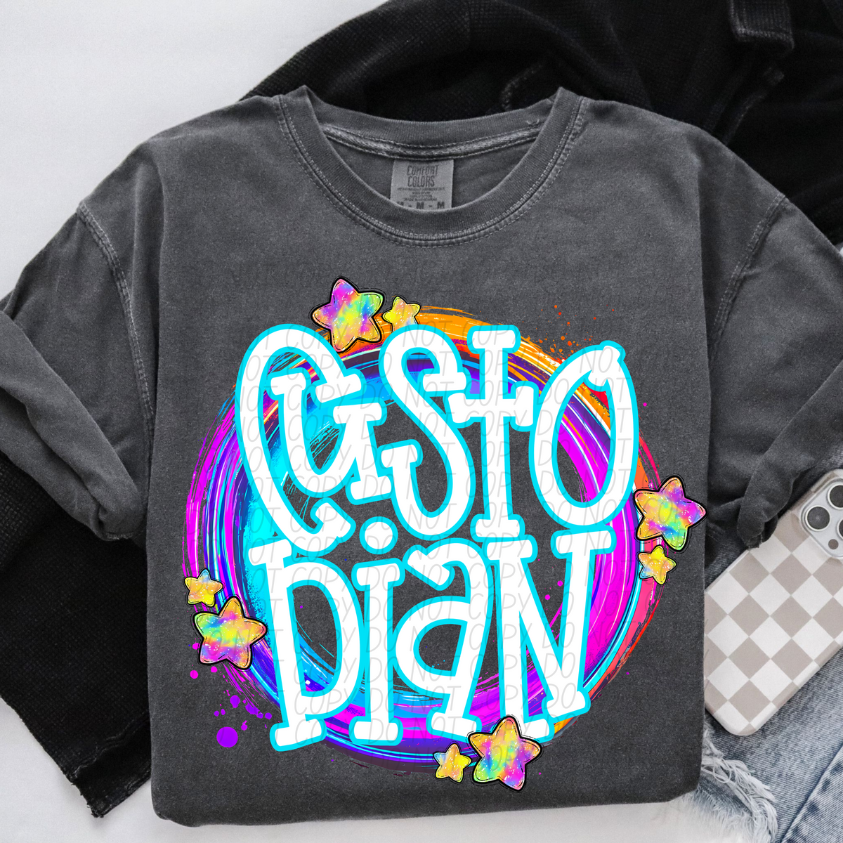 Custodian Whimsical (CITY) DTF transfer