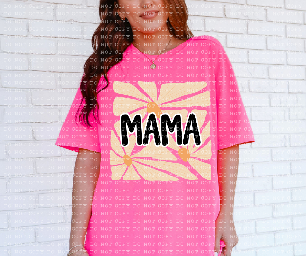 All love begins and ends with mama pocket (ECHT) 106822 DTF transfer