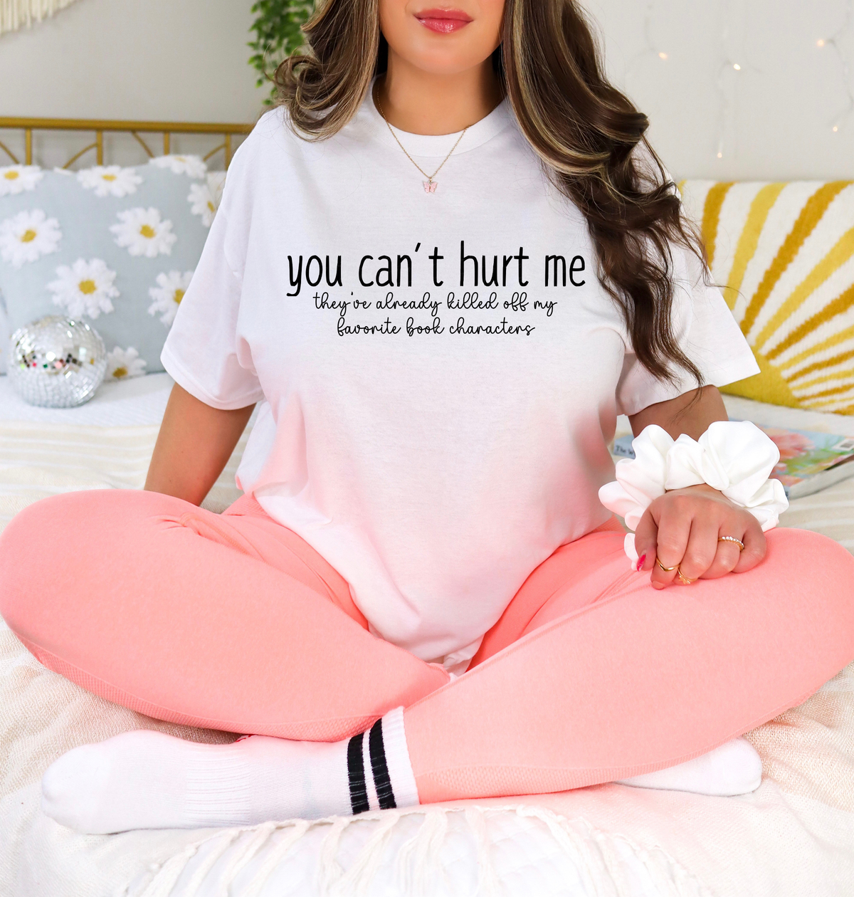 You Can't Hurt Me They've Already Killed Off My Favorite Book Characters BLACK 117820 DTF transfer