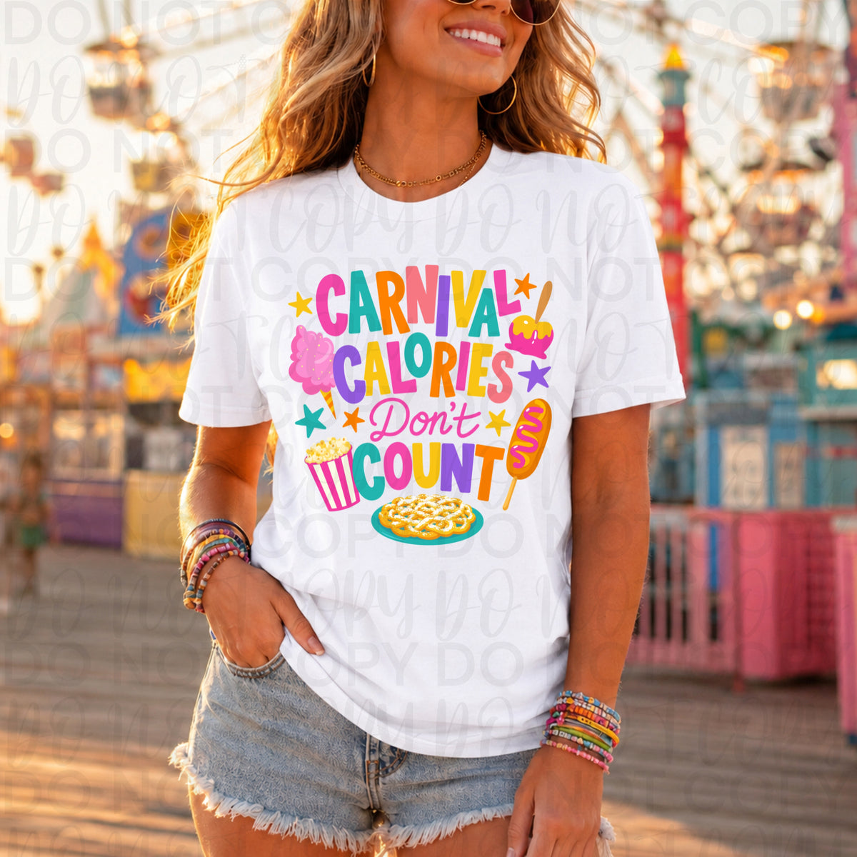 Carnival calories don't count (UAC) DTF Transfer