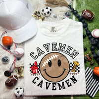 Cavemen football smiley HW 45714 DTF transfer