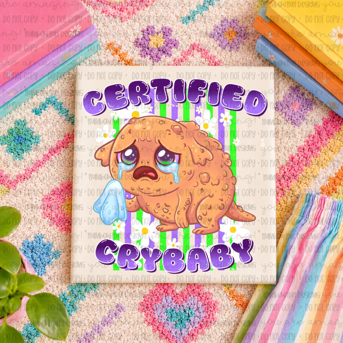 Certified crybaby (RRD) DTF transfer
