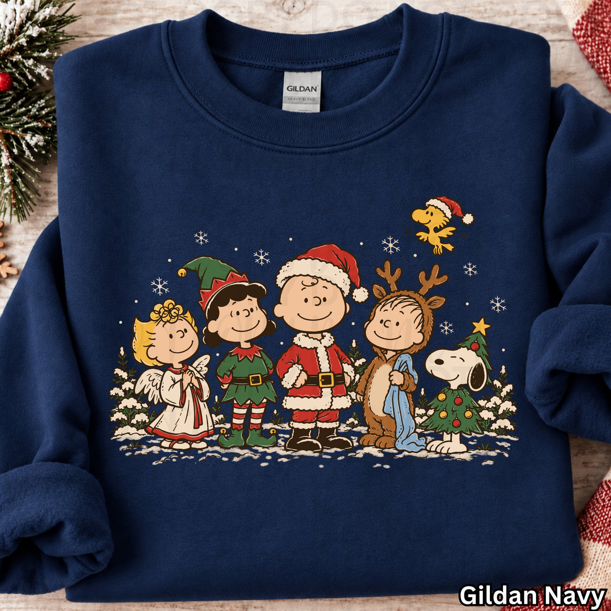 Snoop and friends in Christmas Outfits (UAC) DTF Transfer