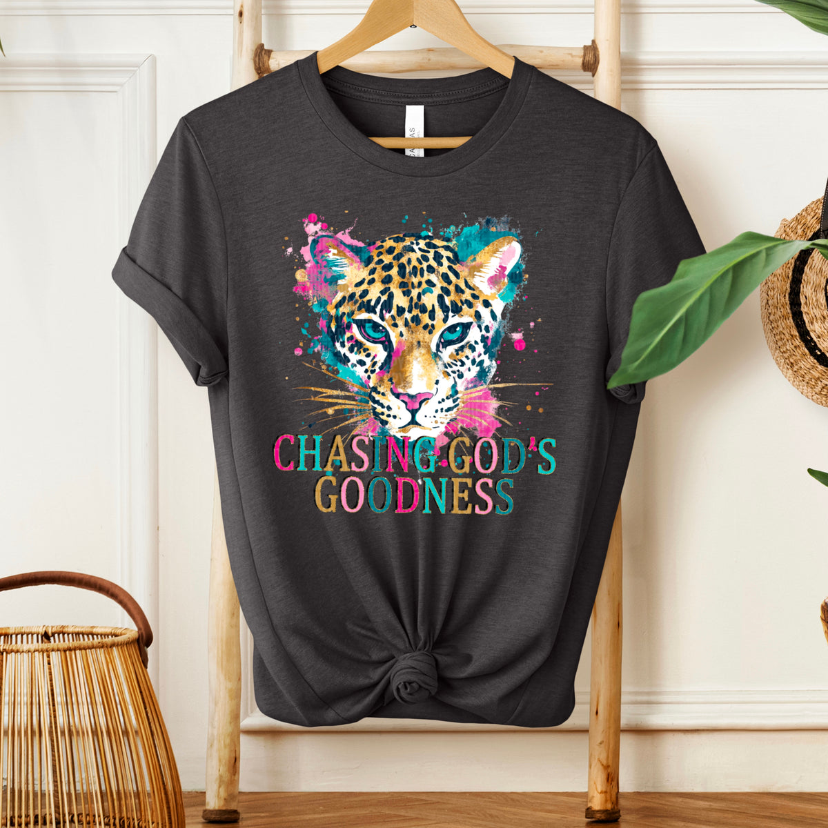 Chasing God's goodness leopard (SDD) 106998 DTF transfer