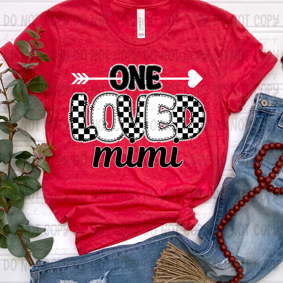 One Loved MIMI *Black&White (Revel) 72631 DTF Transfer