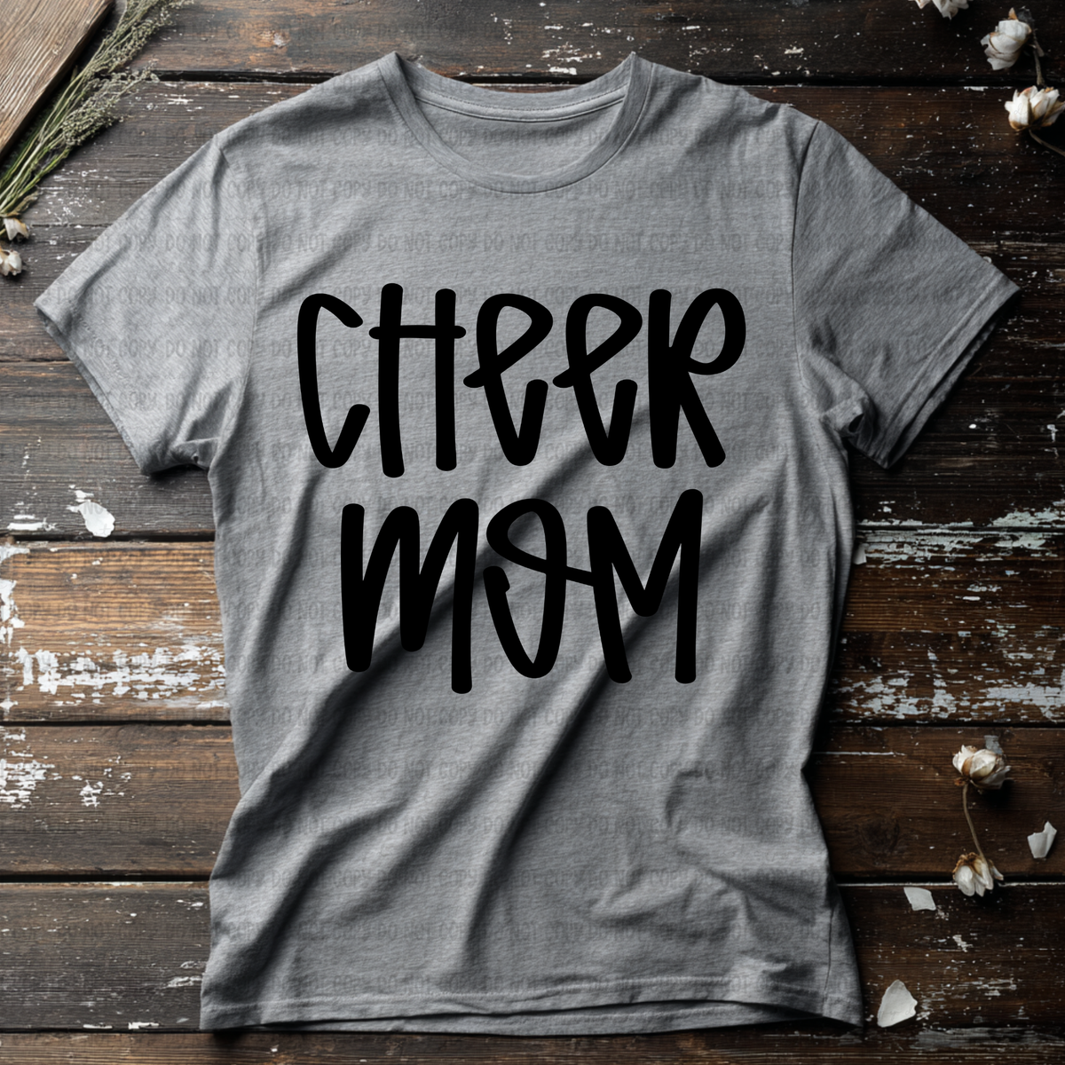Cheer mom BLACK marker (Revel) DTF Transfer