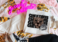 Cheetahs Football Mascot 46089 DTF transfer