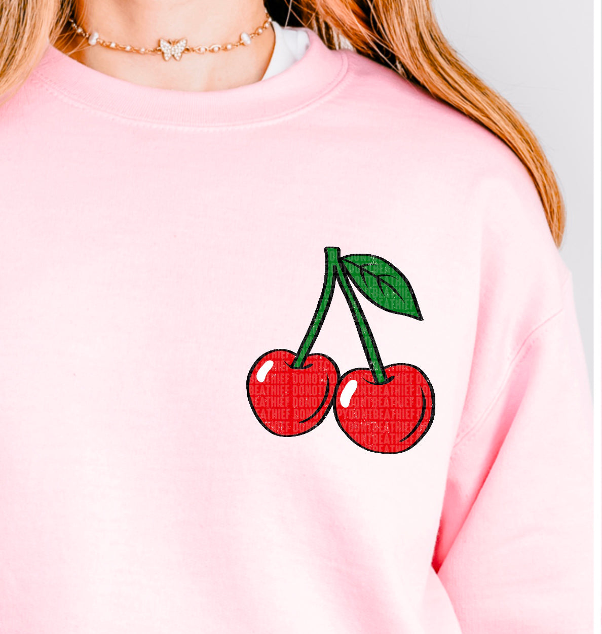 Cherries and Bows - Pocket 104492 DTF transfer