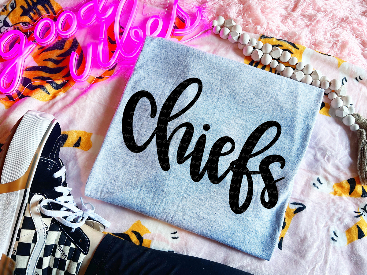 Chiefs Hand Lettered 54033 DTF transfer