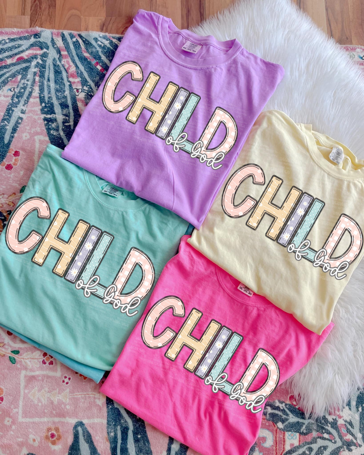 Child of God Pastel Colors (UDD) DTF transfer