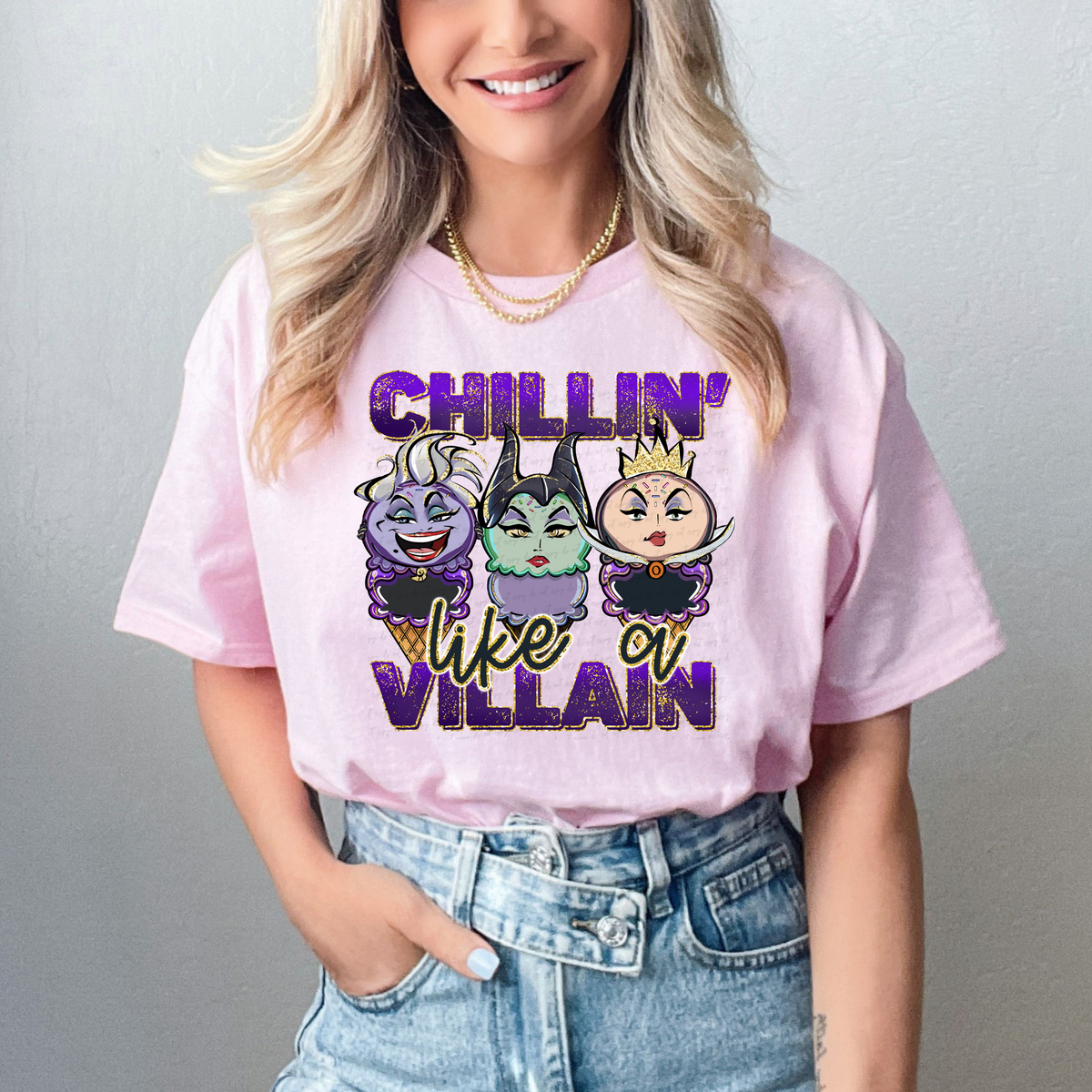 Chillin' Like A Villain Ice Creams 108961 DTF transfer