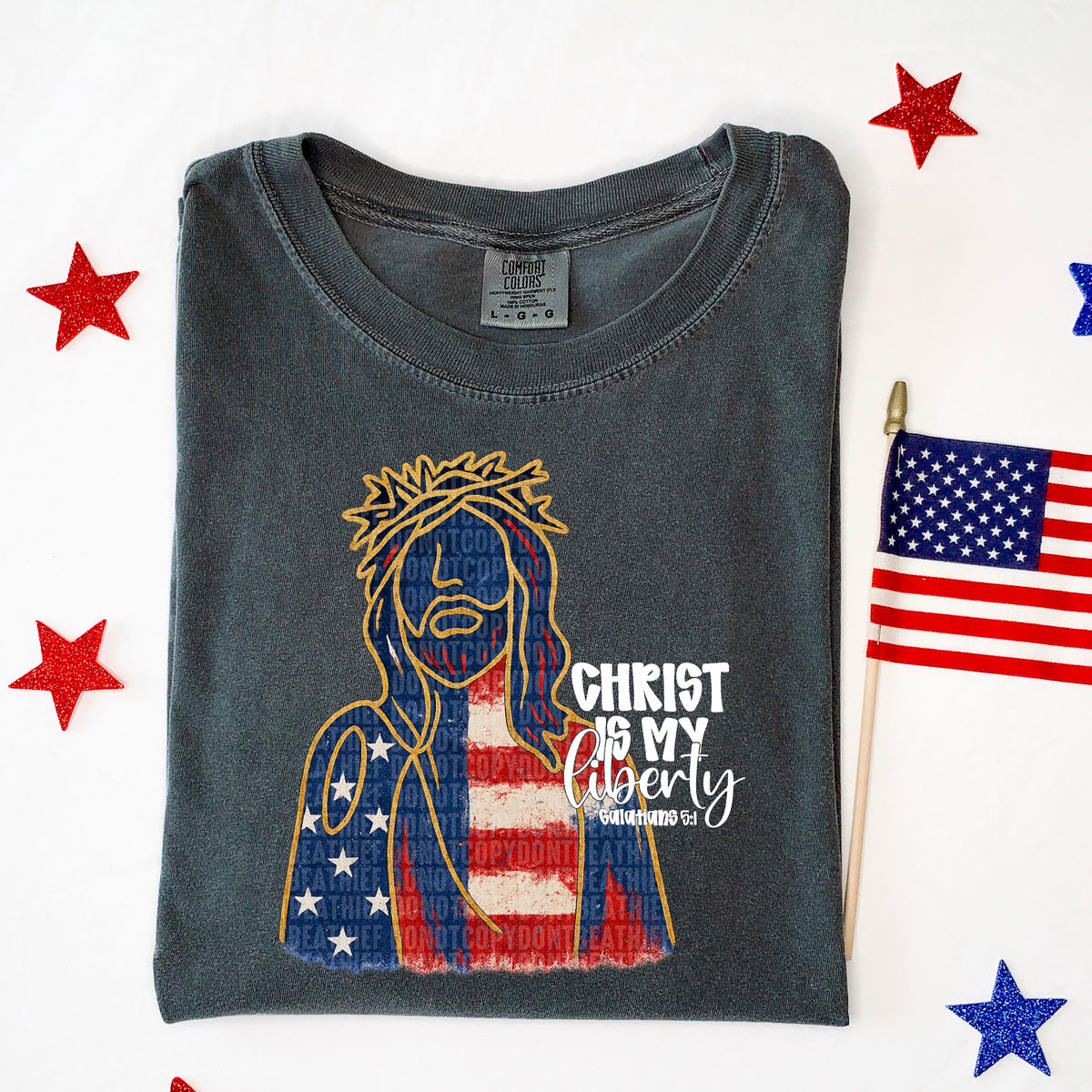Christ is my liberty (SDD) 100225 DTF transfer