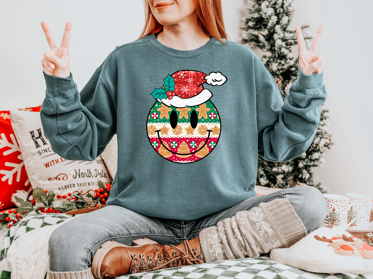 Christmas Smiley 54944 DTF transfer