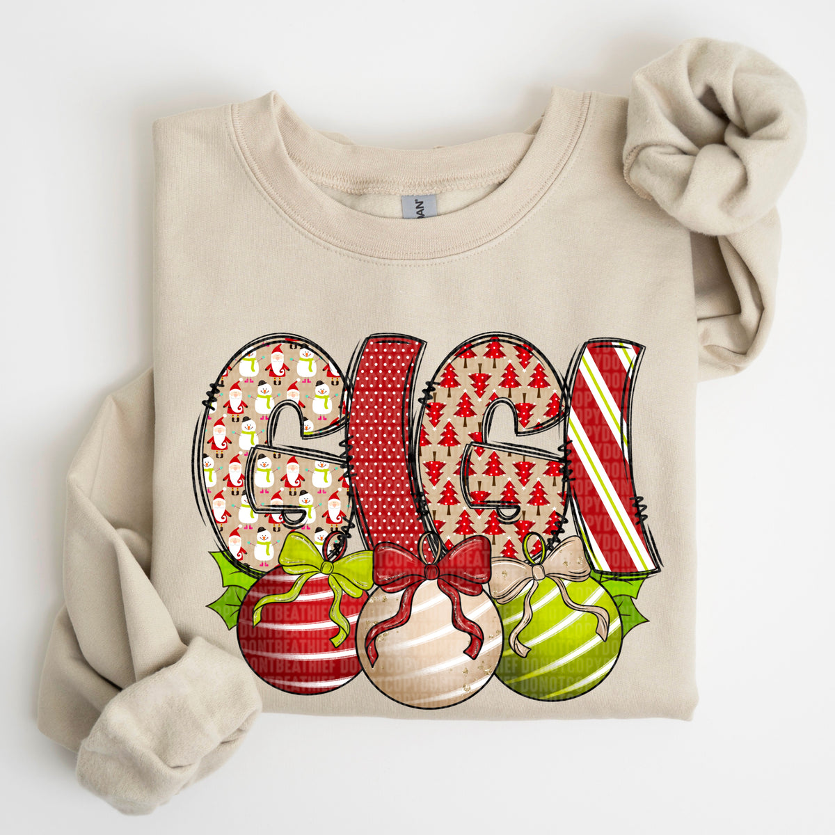 Gigi Christmas Bells (SDD) DTF Transfer