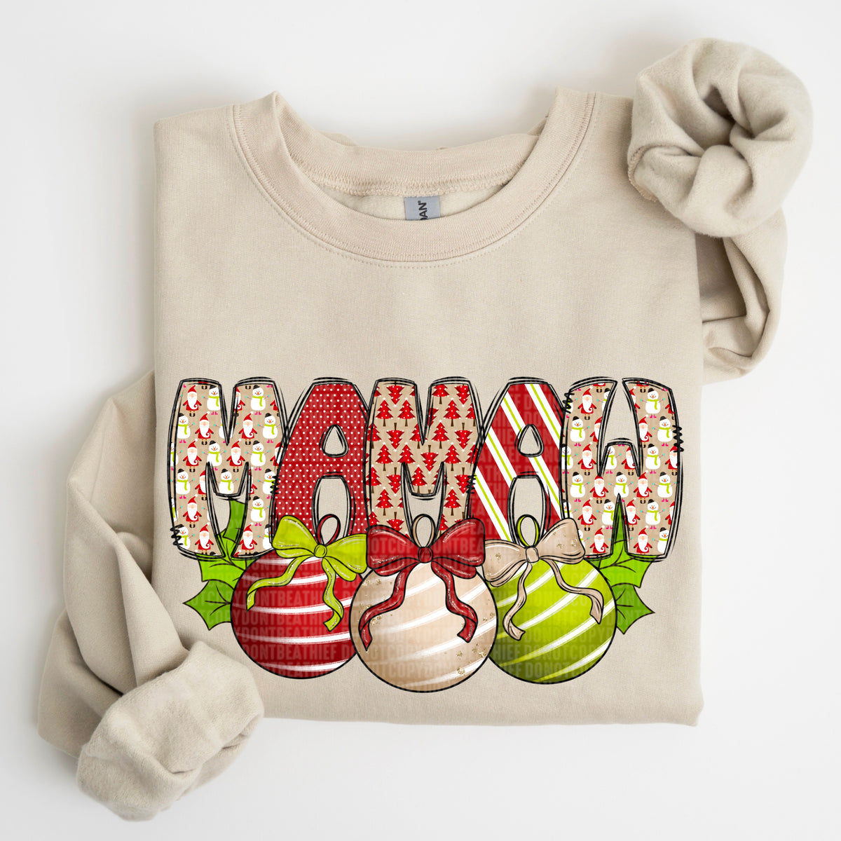 Mamaw Christmas Bells (SDD) DTF Transfer
