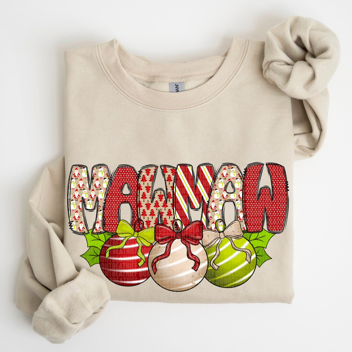 Mawmaw Christmas Bells (SDD) DTF Transfer