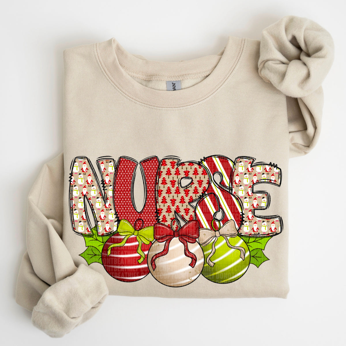Nurse Christmas Bells (SDD) DTF Transfer