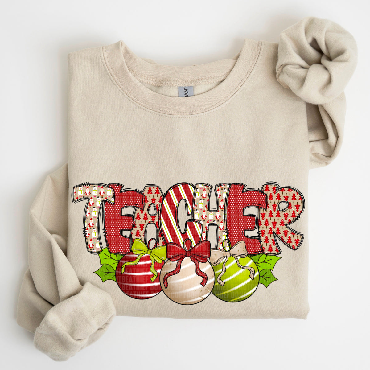 Teacher Christmas Bells (SDD) DTF Transfer
